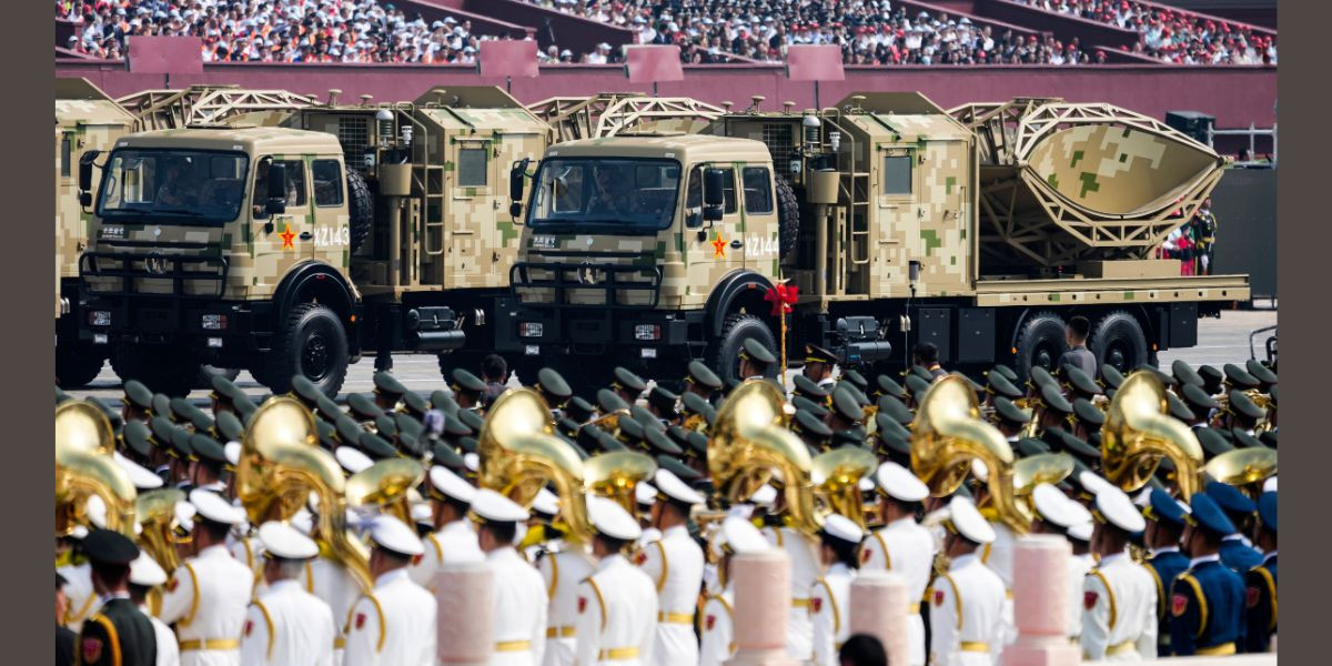 The cyberspace warfare formation attends a military parade in Beijing, capital of China, on 3 September 2025. Photo: Xinhua
