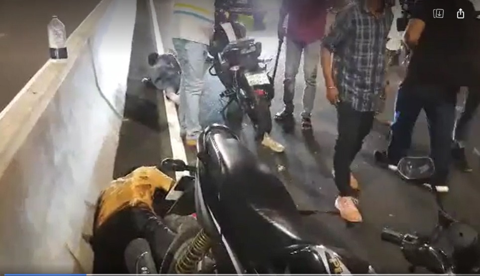 Two people injured in bike accident on Padma Bridge