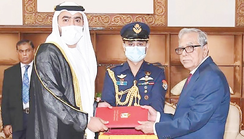 UAE ambassador presents credentials to President Abdul Hamid