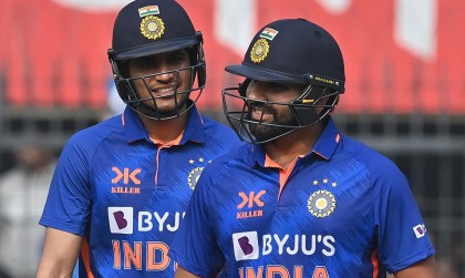 Openers Rohit, Gill hit tons as India post 385-9