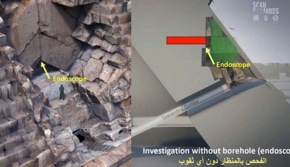 Egypt pyramid hidden corridor seen for first time