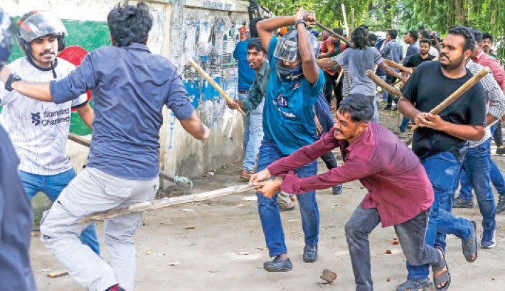 Quota protest witnesses bloody violence