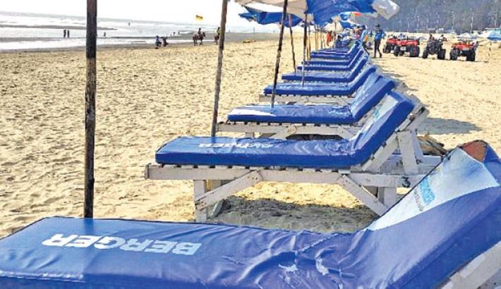 Cox's Bazar, the most popular tourist centre in the country, has become devoid of tourists due to curfew imposed amid the quota reform movement. Hotels, motels, and resorts, guesthouses along the sea shore, along with restaurants and tourist shops are uncrowded triggering a downturn in the tourism business. -  DAILY SUN PHOTO