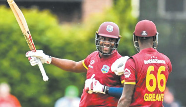 Matthew Forde equals fastest ODI fifty record