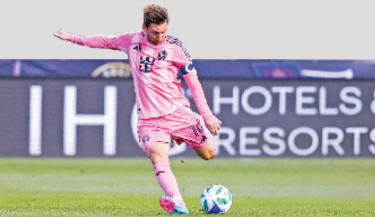 Messi and Miami fight back for 3-3 draw