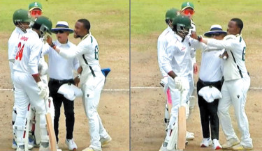 Fiery clash sparks dominant Bangladesh Emerging’s day