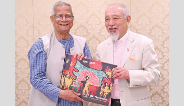 Nippon Foundation head hosts Prof Yunus, discusses Rohingya issue