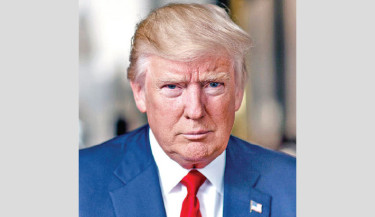 Trump flexes military might at parade as protests sweep US
