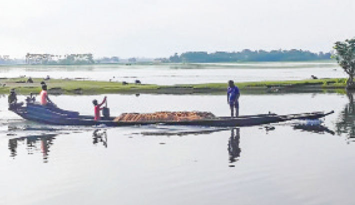 Sand looting from Sunamganj rivers goes on unabated