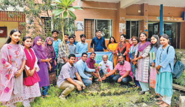 New BU committee conducts tree plantation drive