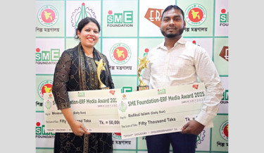 Two Daily Sun reporters win SME Foundation-ERF Media Award 2025