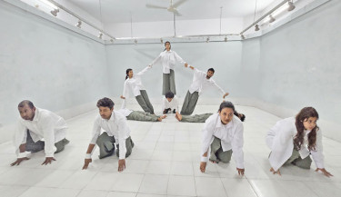 ‘Monsoon Revolution’ play ‘Droher Rokto Kodom’ at Shilpakala
