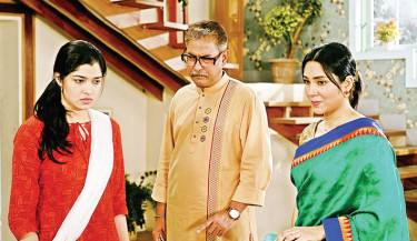 Drama serial ‘Dena Pawna’ will be aired on Deepto TV at 9:30pm today. Written by Afifa Mohsina and directed by Ashish Roy, the play stars Azizul Hakim, Naznin Hasan Chumki, Tanvin Sweety, Tonoy Bishwas, Kazi Kaniz, Monir Ahmed Shakil, Tisha Chowdhury and others.