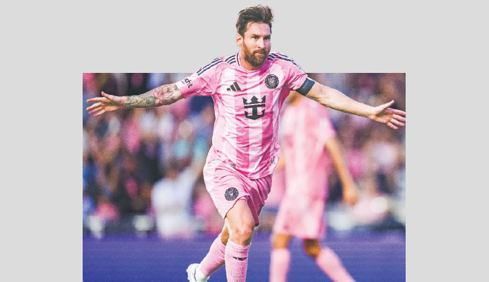 Messi at the double again