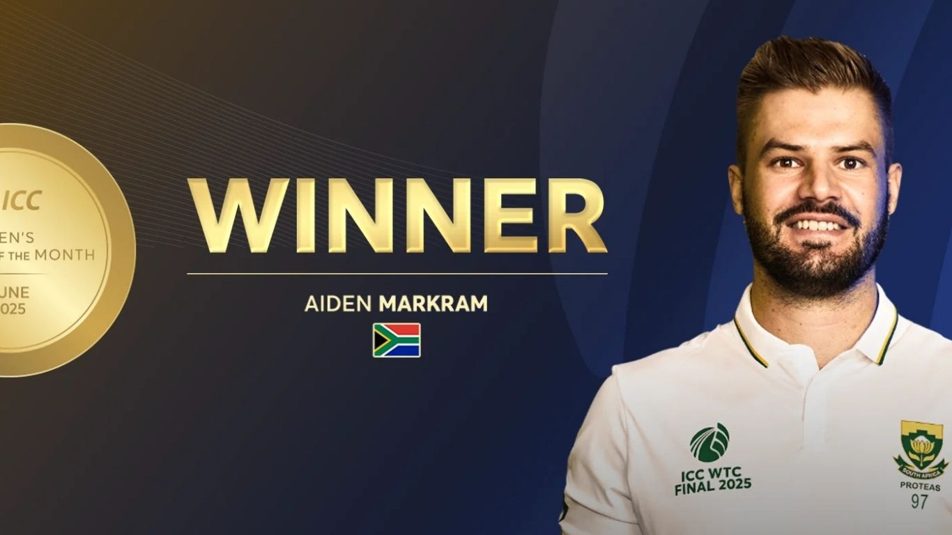 Markram and Matthews named ICC Players of the Month for June 2025