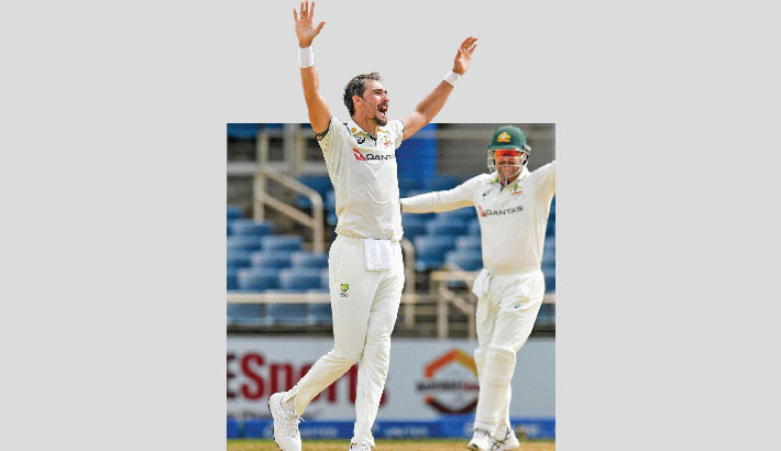 Record-breaking Starc destroys Windies