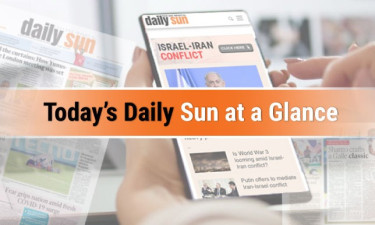 Daily Sun at a glance (17 July)