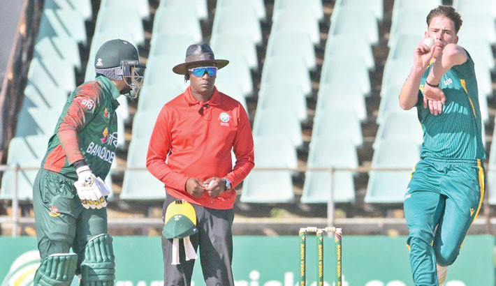 Bangladesh U-19 crush South Africa by 130 runs