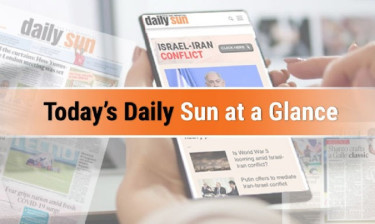 Daily Sun at a glance (18 July)