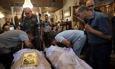 Top Jerusalem clerics visit Gaza after deadly church strike