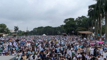 Huge turnout of Jamaat activists at Suhrawardy Udyan