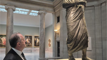 Ancient statue returns to Turkey 65 years later
