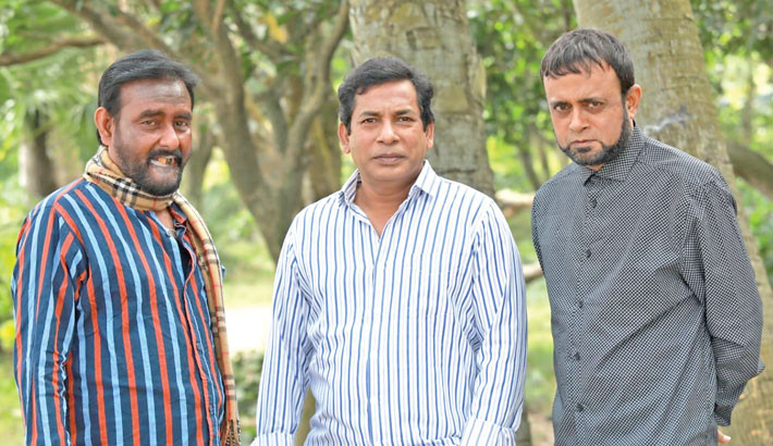 Three popular actors reunite in a serial