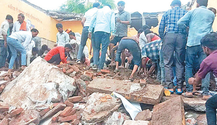 7 children killed in India school roof collapse: Police