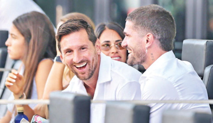 Messi watches Miami draw