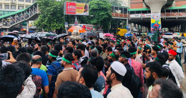 Protesters block Shahbagh demanding July Charter