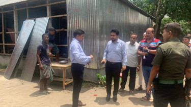 Govt repairs Hindu homes damaged in Rangpur