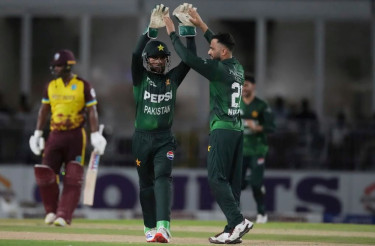 Nawaz's triple strike steers Pakistan to 14-run victory over West Indies