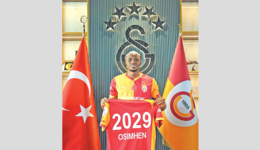 Osimhen completes 75mln euro move to Galatasaray