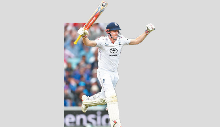 Brook makes India pay after Siraj misstep