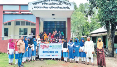 Discussion on ethics and values held in Pirganj