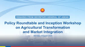 ASEAN, BIMSTEC experts discuss agricultural transformation across regions