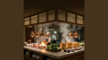 Live sizzle and steam flavour show at Amari Dhaka Amaya Food Gallery