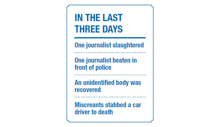 Fears mount as law and order slides alarmingly