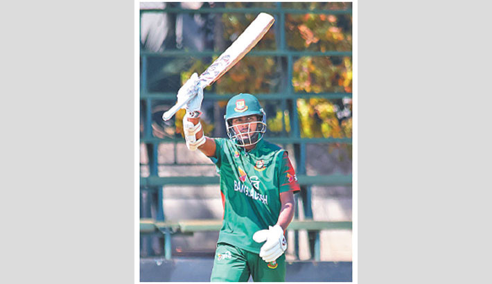 Under-19s crush Zimbabwe by 160 runs