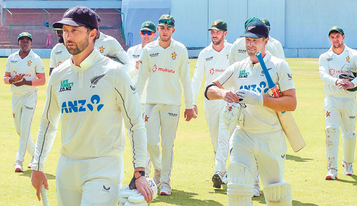 Conway, Nicholls, Ravindra pile on as Kiwis stifle Zimbabwe