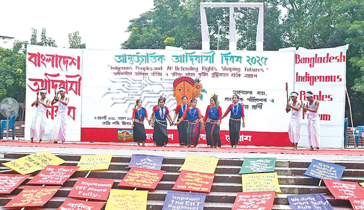Bangladesh Adivasi Forum celebrates the International Day of the World’s Indigenous Peoples on 9 August with a discussion, cultural programme and colourful rally at the Central Shaheed Minar in Dhaka. -  Muktadir Mokto