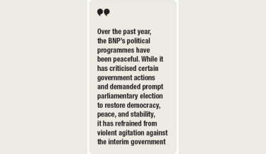 BNP’s responsible politics smoothens democratic path