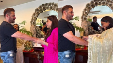 Salman Khan celebrates Raksha Bandhan with family in Mumbai