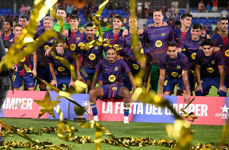 Liga champions Barca aim to add steel to youthful flair