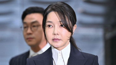 South Korea's ex-first lady Kim arrested