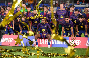 Liga champions Barca aim to add steel to youthful flair