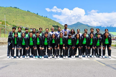 U-17 women’s team arrives in Bhutan for SAFF Championship