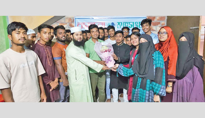 Environmental medal winner Mahmudul from Panchagarh honoured
