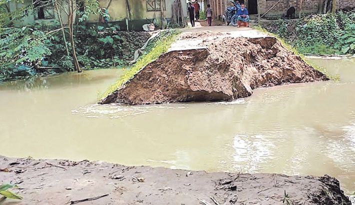River Atrai flows above danger level