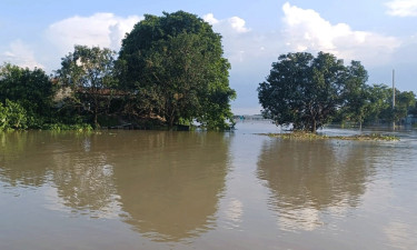 Flash flood leaves 9,000 families marooned in Chapainawabganj